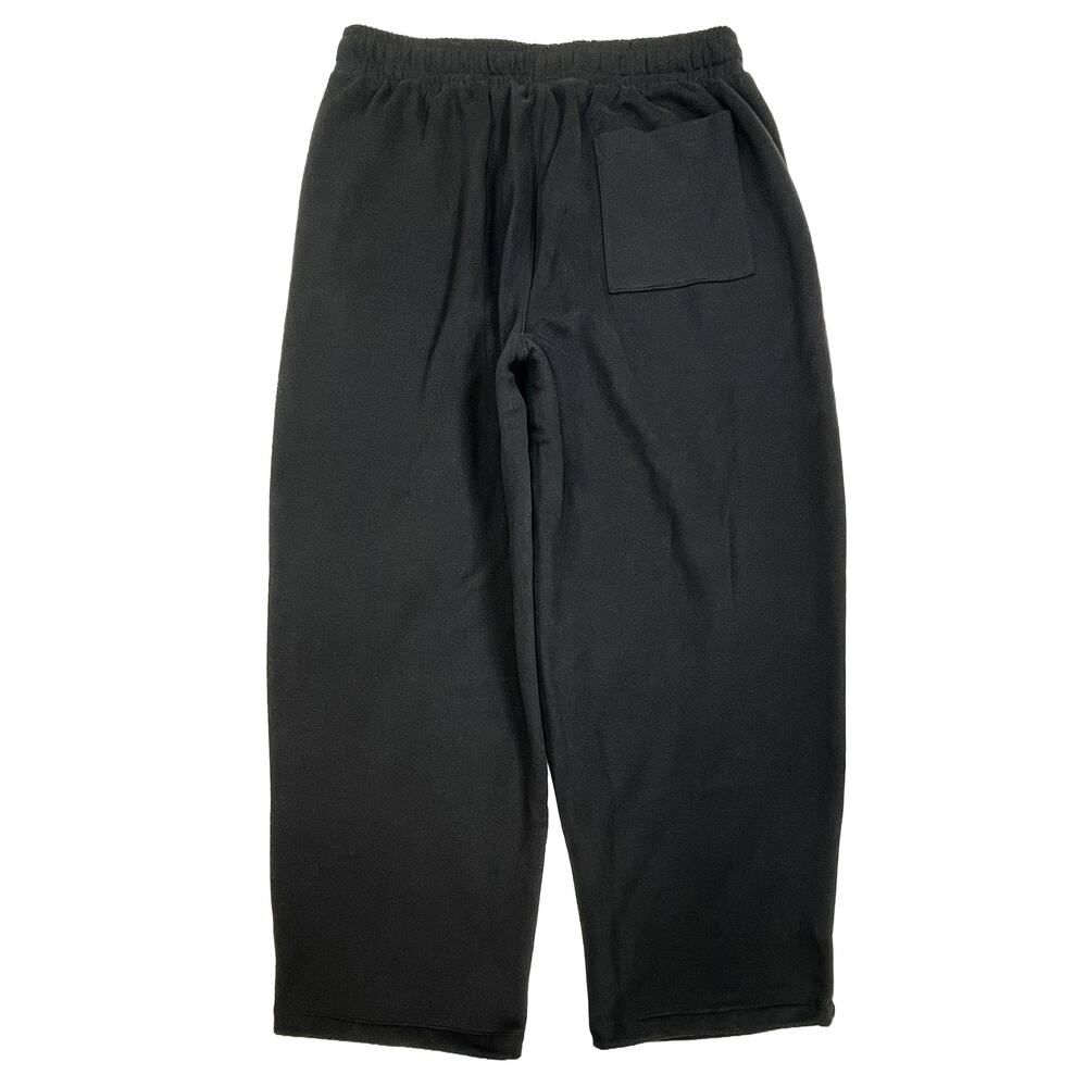 GAP Men's Baggy Fit Logo Pants Sz L New $60 Black Relaxed Fleece Lounge Sweats - Picture 3 of 9